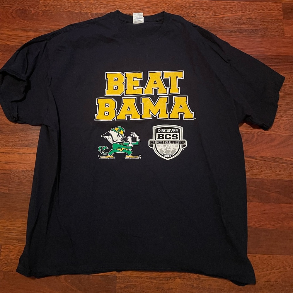 beat bama fightin irish shirt